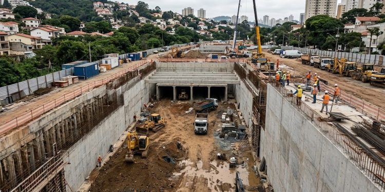 BARREIRA CONTRA A ÁGUA: SP constrói megapiscinão para enfrentar temporais