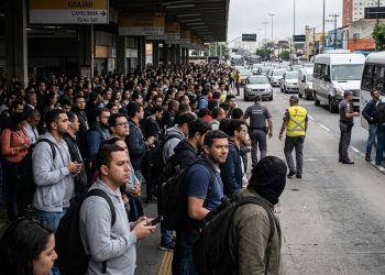 CAOS NO PONTO: Greve de ônibus atinge 267 mil trabalhadores na Zona Sul