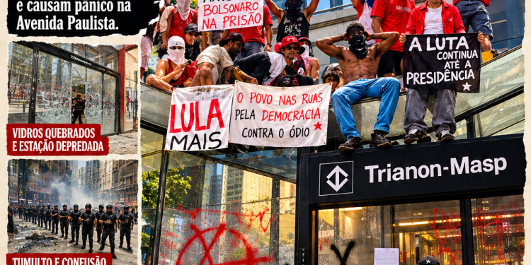 ATO PRÓ-LULA TERMINA COM DEPREDação NA PAULISTA: ONDE VAMOS PARAR?