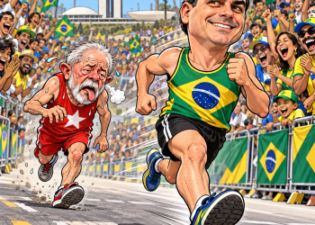 Na primeira pesquisa Datafolha para o segundo turno, Flávio acelera e aparece à frente de Lula: 52% a 48%