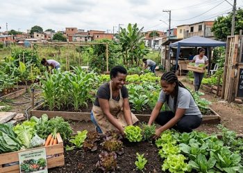 DO ENTULHO À MESA: MULHERES CRIAM HORTA E RENDA NA ZONA LESTE