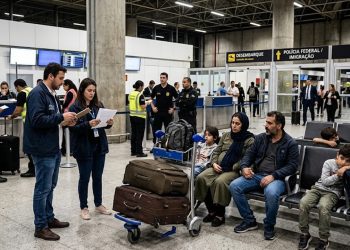 DRAMA NO AEROPORTO: IRANIANA GRÁVIDA É LIBERADA EM SP