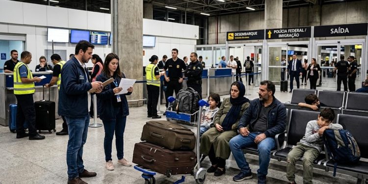DRAMA NO AEROPORTO: IRANIANA GRÁVIDA É LIBERADA EM SP