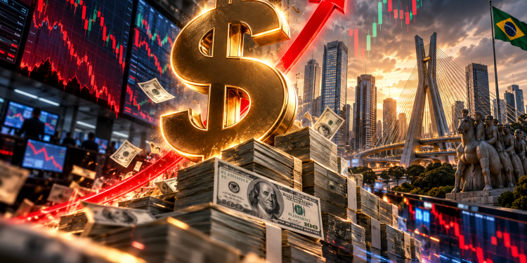 DÓLAR DISPARA EM DIA AGITADO: moeda chega a R$ 5,60 e Bolsa despenca após reeleição de Lula