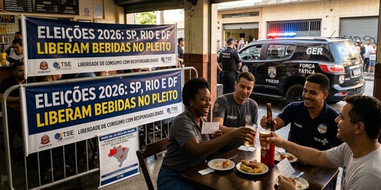ELEIÇÕES 2026: SP, RIO E DF LIBERAM BEBIDAS NO PLEITO