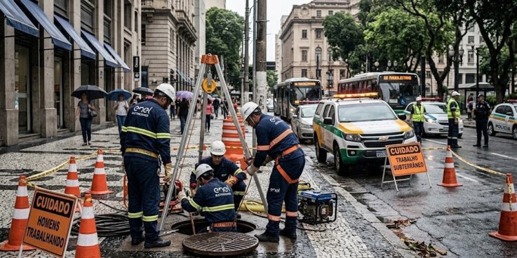 FIOS ENTERRADOS: REDE SUBTERRÂNEA EM SP FREIA APAGÕES DO CLIMA