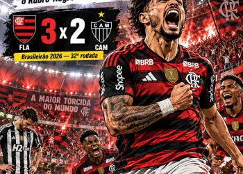 FLAMENGO RETOMA A LIDERANÇA DO BRASILEIRÃO