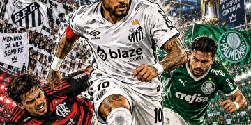 FUTEBOL: Neymar brilha, Flamengo tropeça e Palmeiras encosta na liderança do Brasileirão