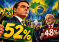 Pesquisa BTG/Nexus: Flávio Bolsonaro tem 52% dos votos válidos contra 48% de Lula no segundo turno
