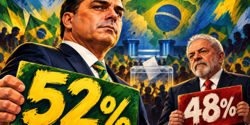 Pesquisa BTG/Nexus: Flávio Bolsonaro tem 52% dos votos válidos contra 48% de Lula no segundo turno