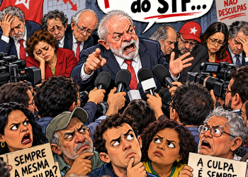 Lula muda o discurso e diz carregar nas costas a “promiscuidade” do ST