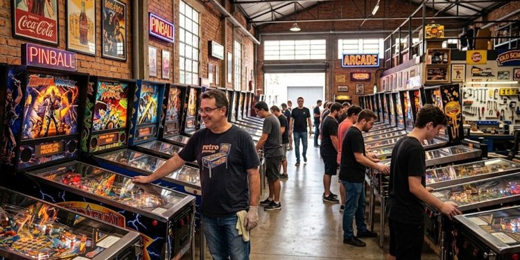 MÁQUINA DO TEMPO: COLECIONADOR CRIA SANTUÁRIO DO PINBALL EM SP