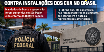 PF faz operação após suspeita de ameaça contra instalações diplomáticas dos EUA no Brasil