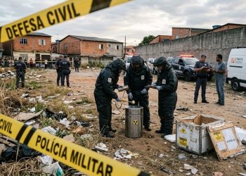 PERIGO NUCLEAR: CARGA RADIOATIVA É ACHADA EM TERRENO EM SP