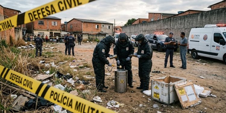 PERIGO NUCLEAR: CARGA RADIOATIVA É ACHADA EM TERRENO EM SP
