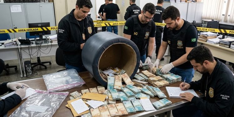 PUFE MILIONÁRIO: POLÍCIA APREENDE FORTUNA DE DELEGADA