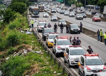 TERROR NA MARGINAL: TIROTEIO REVELA CORPO ESQUARTEJADO EM SP