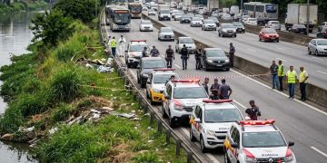 TERROR NA MARGINAL: TIROTEIO REVELA CORPO ESQUARTEJADO EM SP