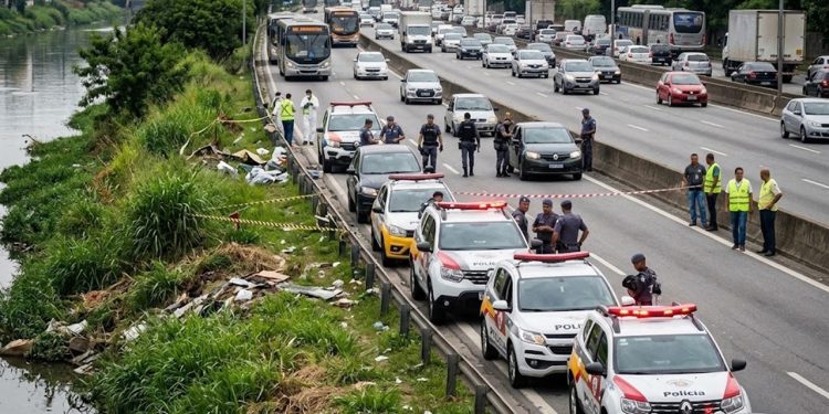 TERROR NA MARGINAL: TIROTEIO REVELA CORPO ESQUARTEJADO EM SP