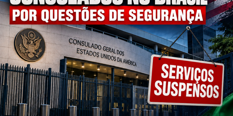 URGENTE: EUA SUSPENDEM CONSULADOS NO BRASIL POR QUESTÕES DE SEGURANÇA
